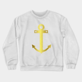 Gold Anchor Crewneck Sweatshirt